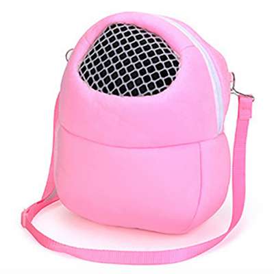 Lovable Breathable Small Animals Pet Carrier Mini Shoulder Sling Hamster Guinea Pig Squirrel Chinchilla Sponge Pint Pet Carrier