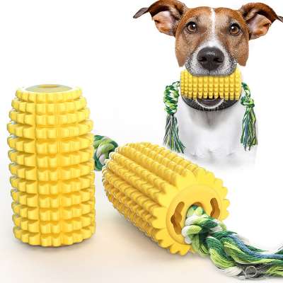 Custom Designer Birthday Indestructible Tough Dog Chew Toothbrush Toy Wholesale Training Rope Rubber Chew Toy for Dogs