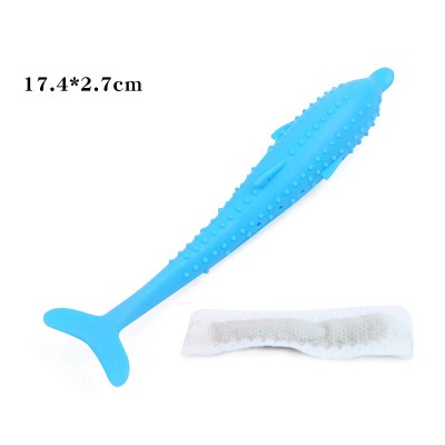 Durable Interactive Soft Silicone Fish Cat Toy Flipping Stuffed Catnip Molar Bite Cat Fish Toy Floppy Cat Chew Kicker Fish Toy