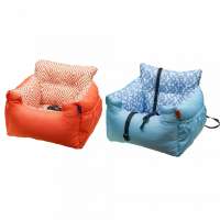 Dog Car Front Seat Waterproof Dog Seats For Car With Removable Cushion Pillow Pet Booster Seat